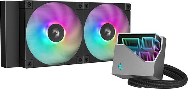 DeepCool LT240 Prozessor All-in-One-Flüssigkeitskühler 12 cm Schwarz 1 Stück(e) (R-LT240-BKAMNC-G-1)