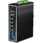 TRENDnet TI-BG62i 6 Port DIN-Rail Switch Industrial Gigabit L2+ Managed PoE++ (TI-BG62i)