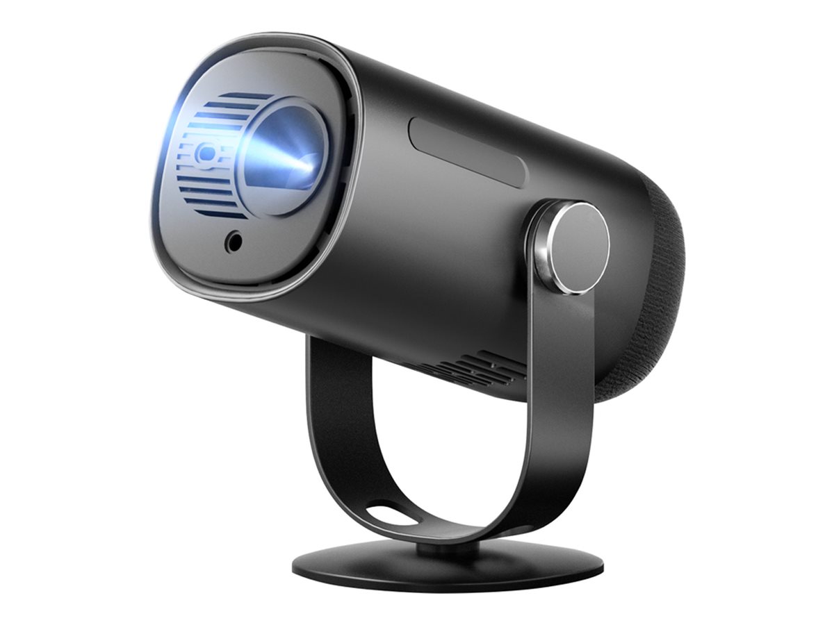 Dangbei Freedo Tragbarer DLP-Projektor Bundle mit Powerbank 450 ANSI Lumen Full HD 1080p Schwarz