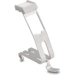 Delock Keystone Halterung mit Beschriftungsfeld 1 Port für Hutschiene Metall (66477)