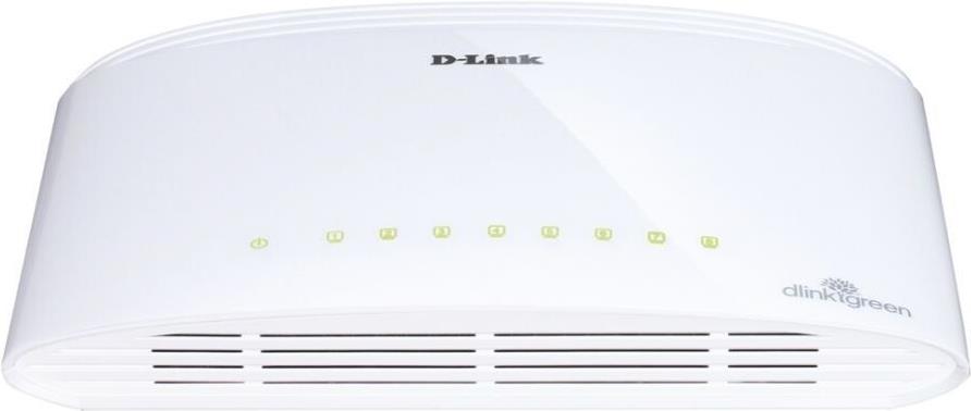 D-Link DGS-1008D Unmanaged Gigabit Switch 8 Ports Weiß