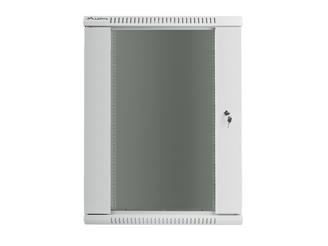Lanberg WF01-6618-10S Netzwerkschrank 18U Wandmontage 60x60x90,1 cm Grau RAL 7035