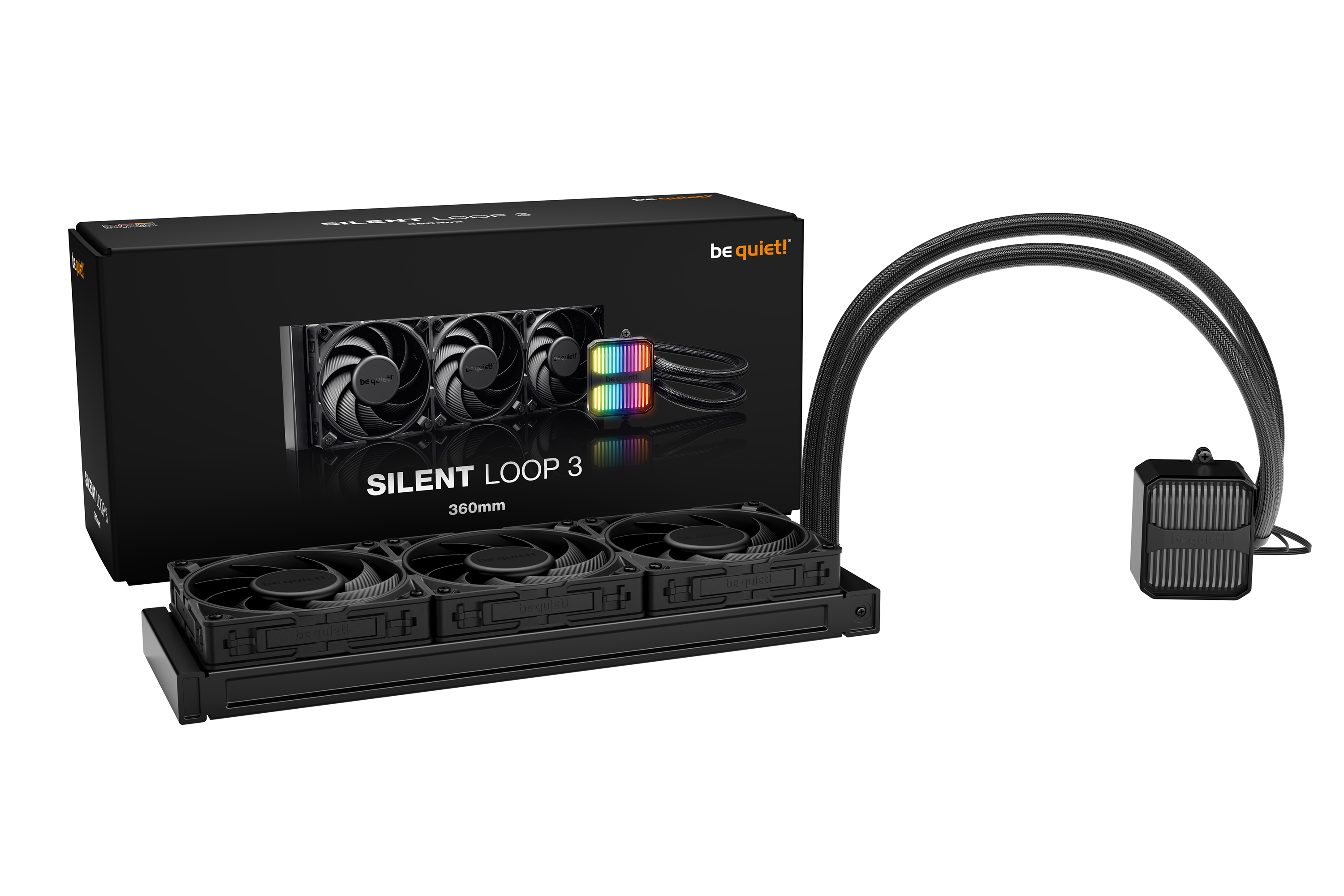 be quiet! Silent Loop 3 360 mm All-in-One-Flüssigkeitskühler Schwarz