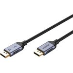 UNITEK C1626GY01-1.5M DisplayPort-Kabel Schwarz, Grau (C1626GY01-1.5M)
