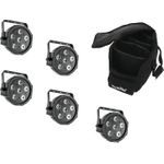 EUROLITE Set 5x LED SLS-6 TCL Spot + Soft-Bag (20000426)