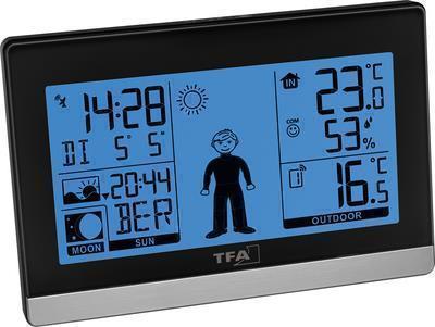 TFA Funk-Wetterstation Weather Boy, Schwarz (35.010832)