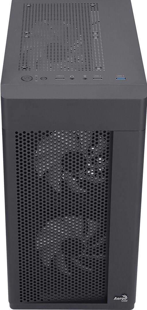 Aerocool Hexform Mini Tower PC-Gehäuse micro ATX Mini-ITX Schwarz