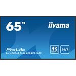 Iiyama 65W LCD 4K UHD VA Digital Signage Display 164 cm (65") (LH6541UHS-B1AG)
