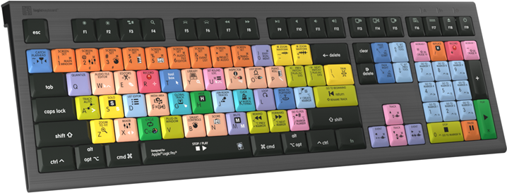 Logickeyboard LKB-LOGXP2-A2M-UK Tastatur USB QWERTY UK Englisch Schwarz (LKB-LOGXP2-A2M-UK)