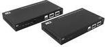 ACT AV media extender set with dual USB-C switch, CAT6A, 100 meters (AC7110)