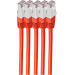 shiverpeaks BS75711-H0.25R-SET5 Netzwerkkabel Rot 2 m Cat6 S/FTP (S-STP) (BS75711-H0.25R-SET5)
