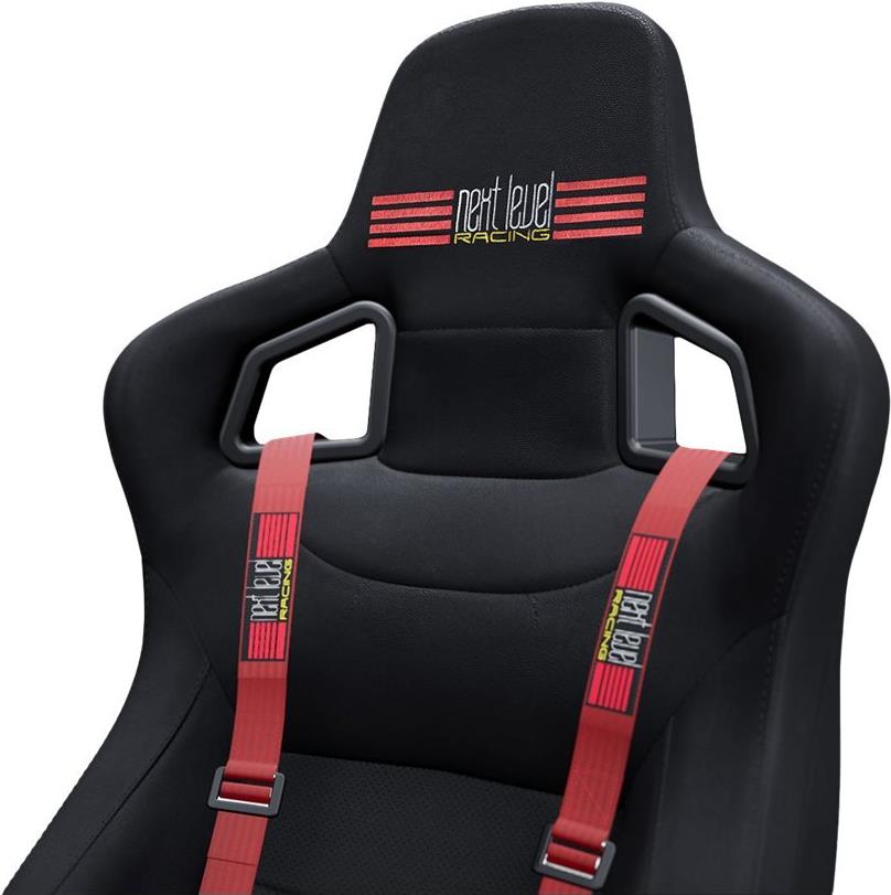 Next Level Racing GTtrack Rennsimulator-Cockpit Schwarz/Rot