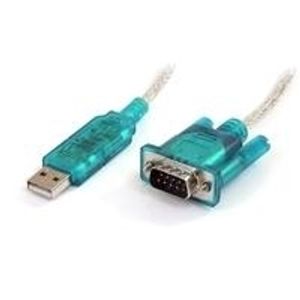 StarTech.com USB2.0 auf Seriell Adapter Kabel - USB zu RS232 / DB9 Konverter ...