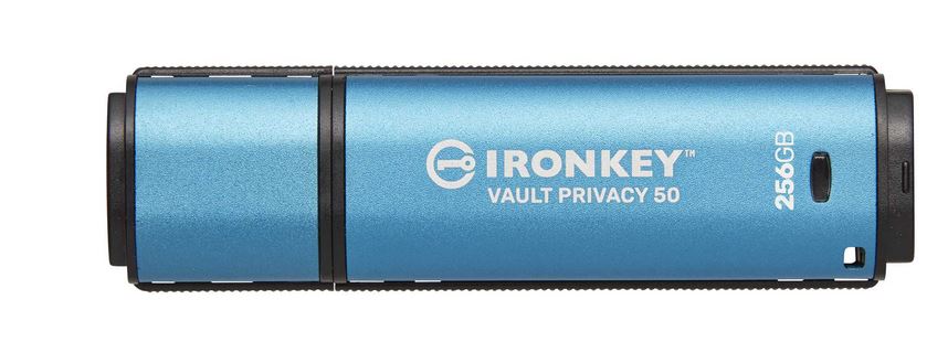 KINGSTON 256GB IronKey Vault Privacy 50 USB AES-256 Encrypted FIPS 197 (IKVP50/256GB)