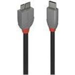Lindy 2m USB 3.2 Typ C an Micro-B Kabel, Anthra Line (36622)