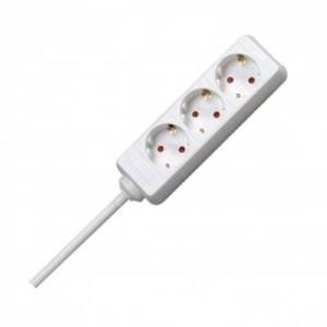 Kopp 128613003 Innenraum 3AC outlet(s) 1.4m Rot - Weiß Verlängerungskabel (1286.1300.3)