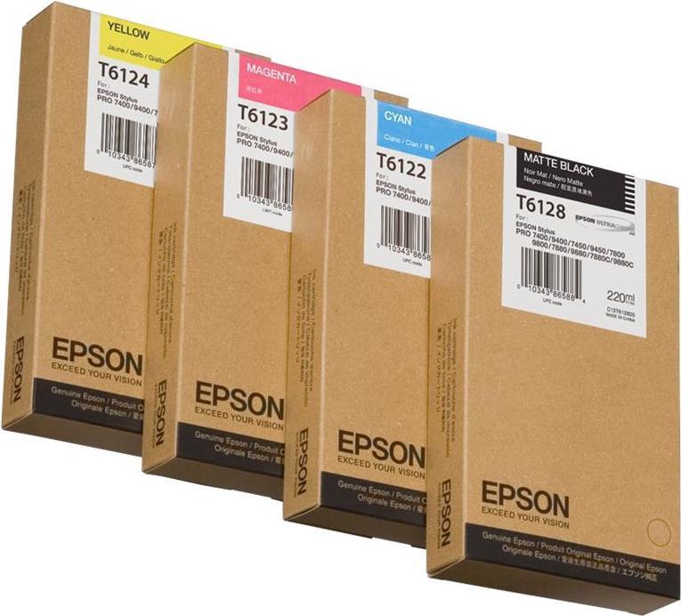 Epson T6124 220 ml Gelb (T612400)