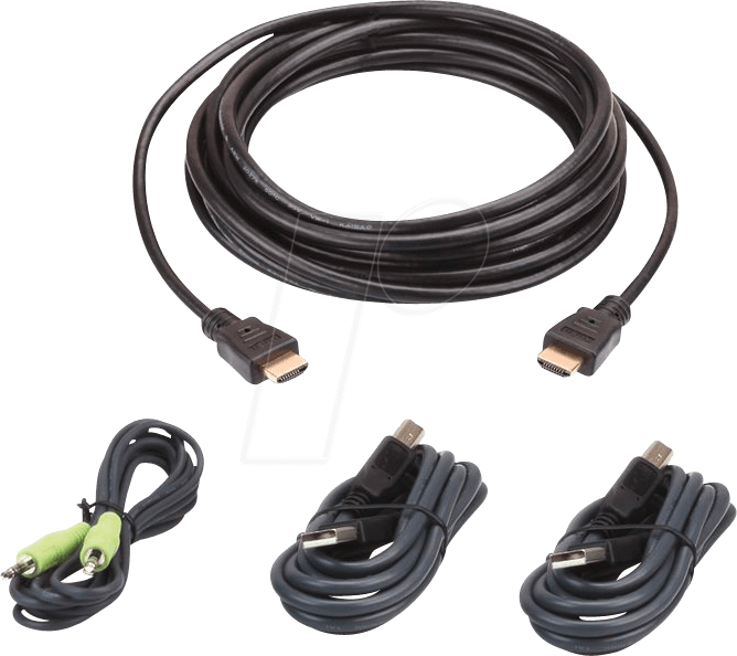 Aten 3 M USB HDMI Secure KVM Kabel-Set (2L-7D03UHX4)