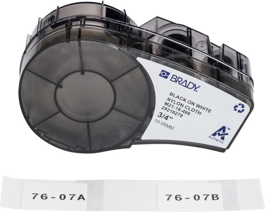 Brady M21 Series Nylon cloth labels (M21-18-499)