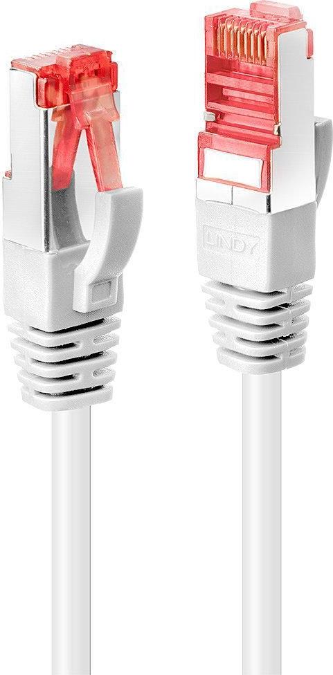 Lindy CAT 6 Patch-Kabel S/FTP (PiMF) RJ-45 (M) - RJ-45 (M), 3 m, Weiß