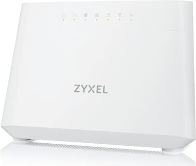 Zyxel DX3301-T0 - WLAN-System (Router) - MPro Mesh Solutions - DSL-Modem - GigE - 802,11a/b/g/n/ac/ax - Dual-Band - VoIP-Telefonadapter (DX3301-T0-DE01V1F)