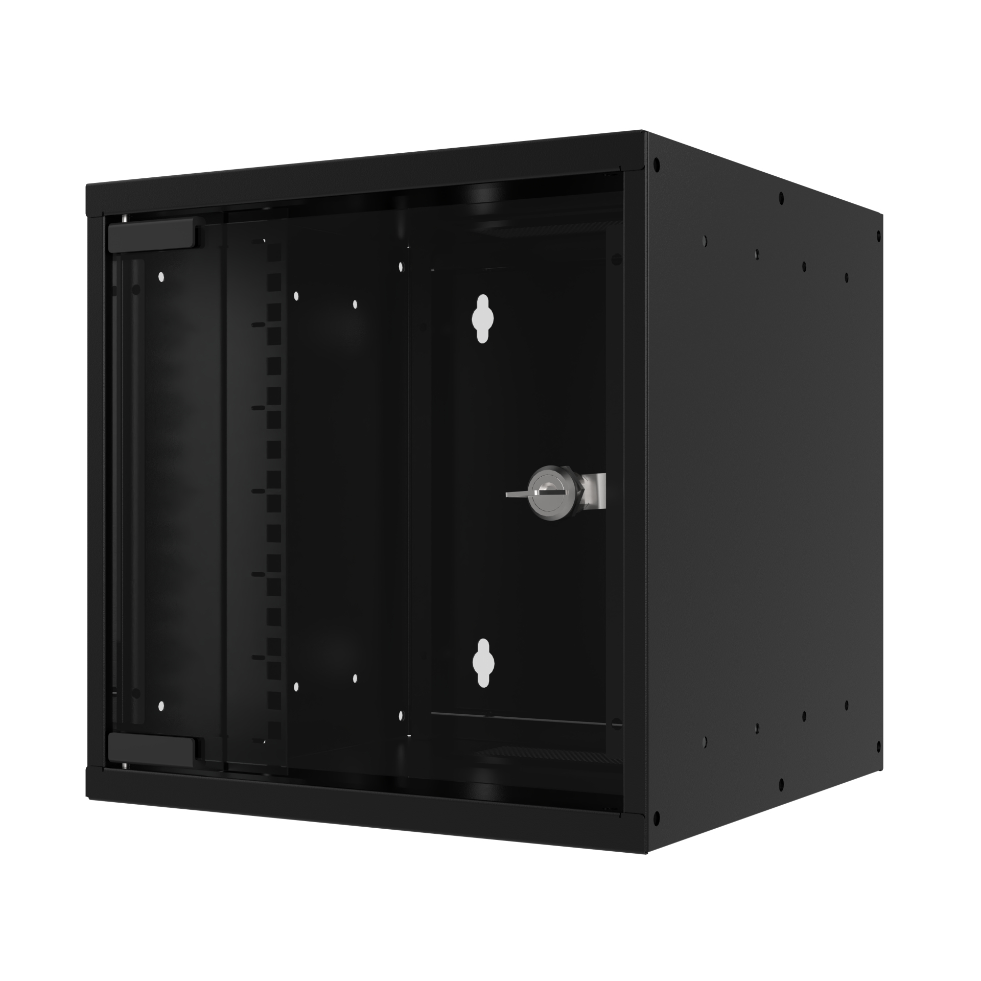 EFB Elektronik 10" Wandgehäuse 6HE Tiefe 300mm 1-teilig RAL9005 (WGB-1006TS.30)