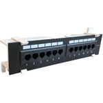 DS-IT CAT 6a Wand Patchpanel, 12-fach UTP (DS-Patch6a-12UTP-WM)