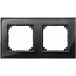 Merten 489203. Produktfarbe: Schwarz, Markenkompatibilität: Universal, Material: Glas (489203)
