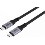 MicroConnect Premium USB4 Gen 4 USB-C cable 0.5m 80Gbps 240W (USB4CC05-240W-80GBPS)