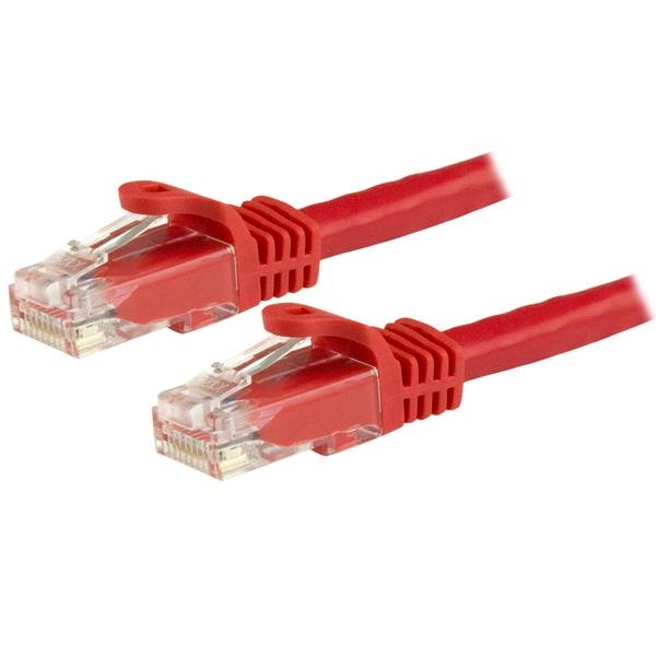 StarTech N6PATC5MRD Cat 6 UTP Patchkabel 5 m Rot