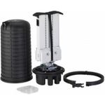 Optotec IP68 Outdoor Haubenmuffe, max. Faseranzahl 432, Höhe 525mm, 2x oval, 8x rund FTTx (FOCUS-ODC2-CB)