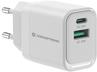 Conceptronic Ladegerät 2Port 33W 1xUSB-C 1xUSB-A weiß (ALTHEA19W33)