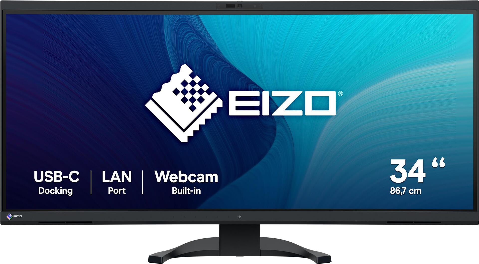 EIZO FlexScan EV3450XC-BK LED display 86,6 cm (34.1") 3440 x 1440 Pixel UltraWide Quad HD Schwarz (EV3450XC-BK)