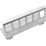 VALUE Hutschienen-Adapter unbestückt, für 6 Keystones (21.99.3012)