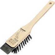 Peggy Perfect Rasenmäherbürste, Holz natur robuster Holzkörper mit Schabekante aus Kunststoff, - 1 Stück (7310)