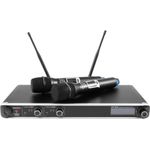 Omnitronic UHF-302 Hand Mikrofon-Set Übertragungsart (Details):Funk Metallgehäuse (13063302)