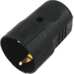 ACCESSORY Schutzkontakt Kupplung Kunststoff sw (3023620A)