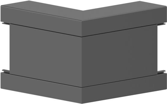 GGK BR 60x130/80-AE 60x130/80-AEAußeneck 60x130/80-9005 PVC (12793)