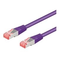 Good Connections RNS® Patchkabel mit Rastnasenschutz, Cat. 6A, S/FTP, PIMF, halogenfrei, 500MHz, violett, 10m, Good Connectios® (8060-H100V)