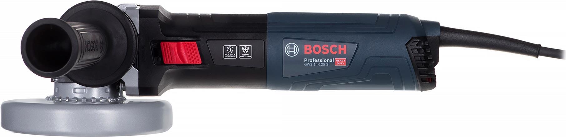 BOSCH GWS Professional 14-125 S - Winkelschleifer - 1400 W - 125 mm - ohne Batterie