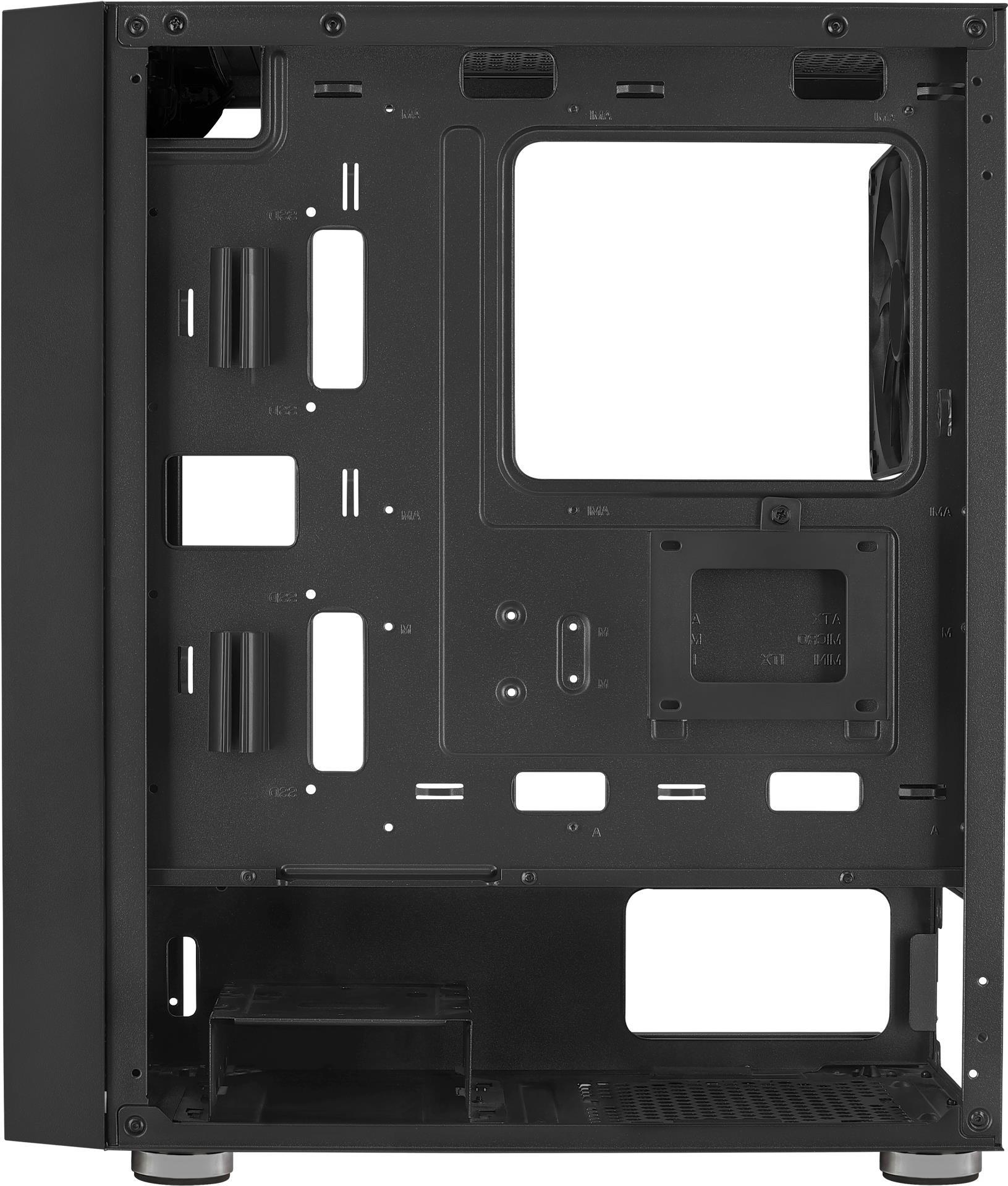Aerocool Graphite V1 Mid Tower ATX Gehäuse Schwarz