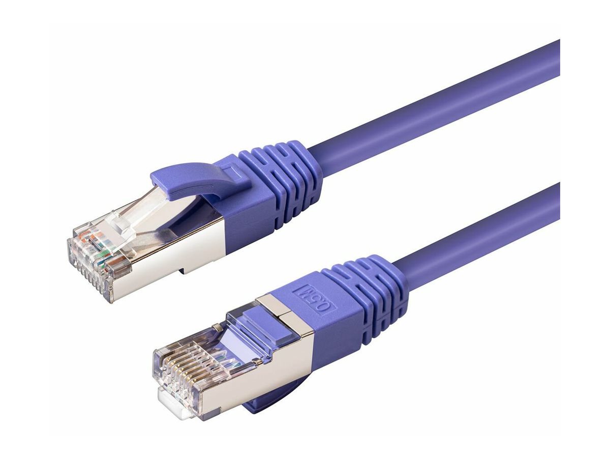 MicroConnect MC-SFTP6A10P Patchkabel Cat6a S/FTP 10 m Violett