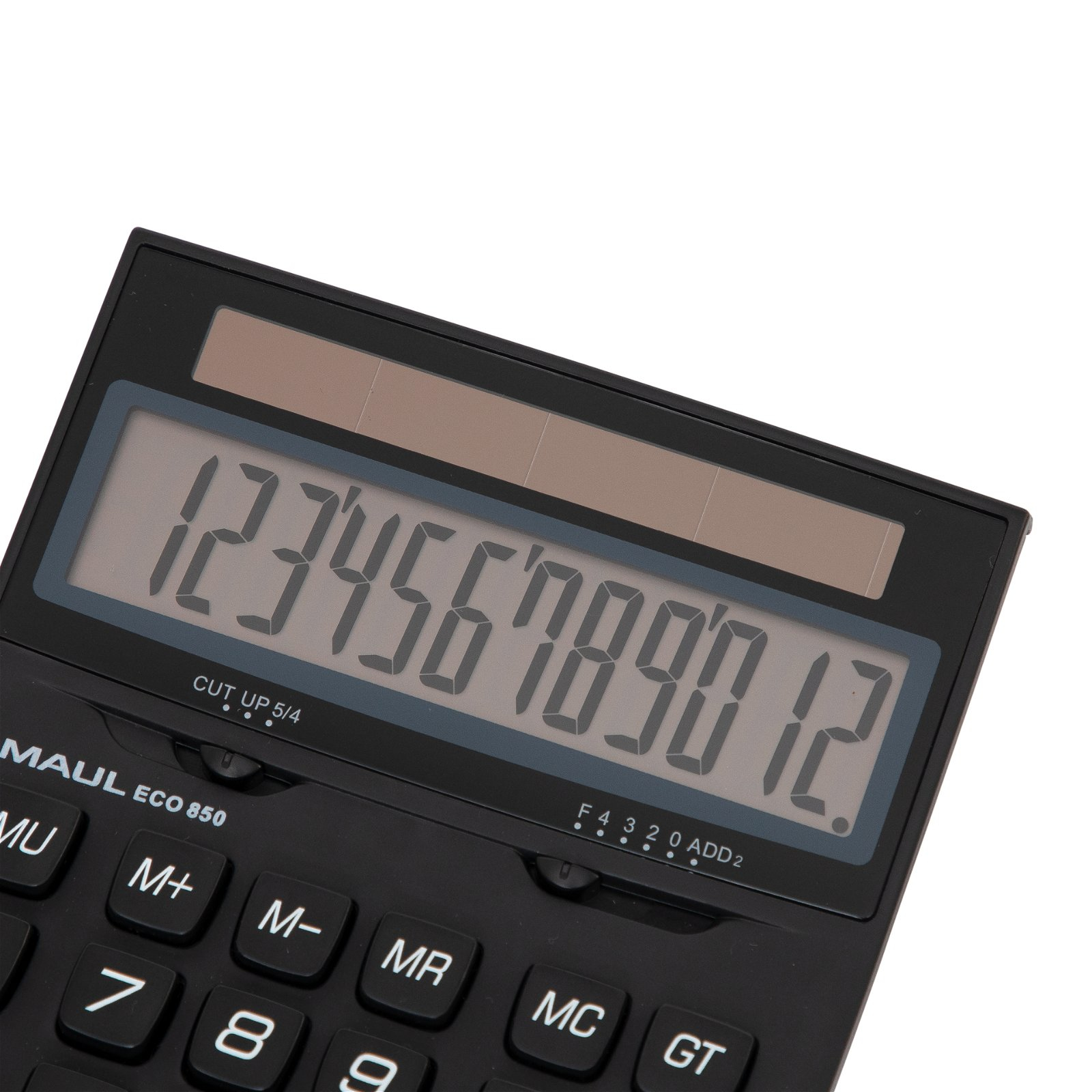Maul ECO 850 Taschenrechner 12-stellig LCD Solar Schwarz
