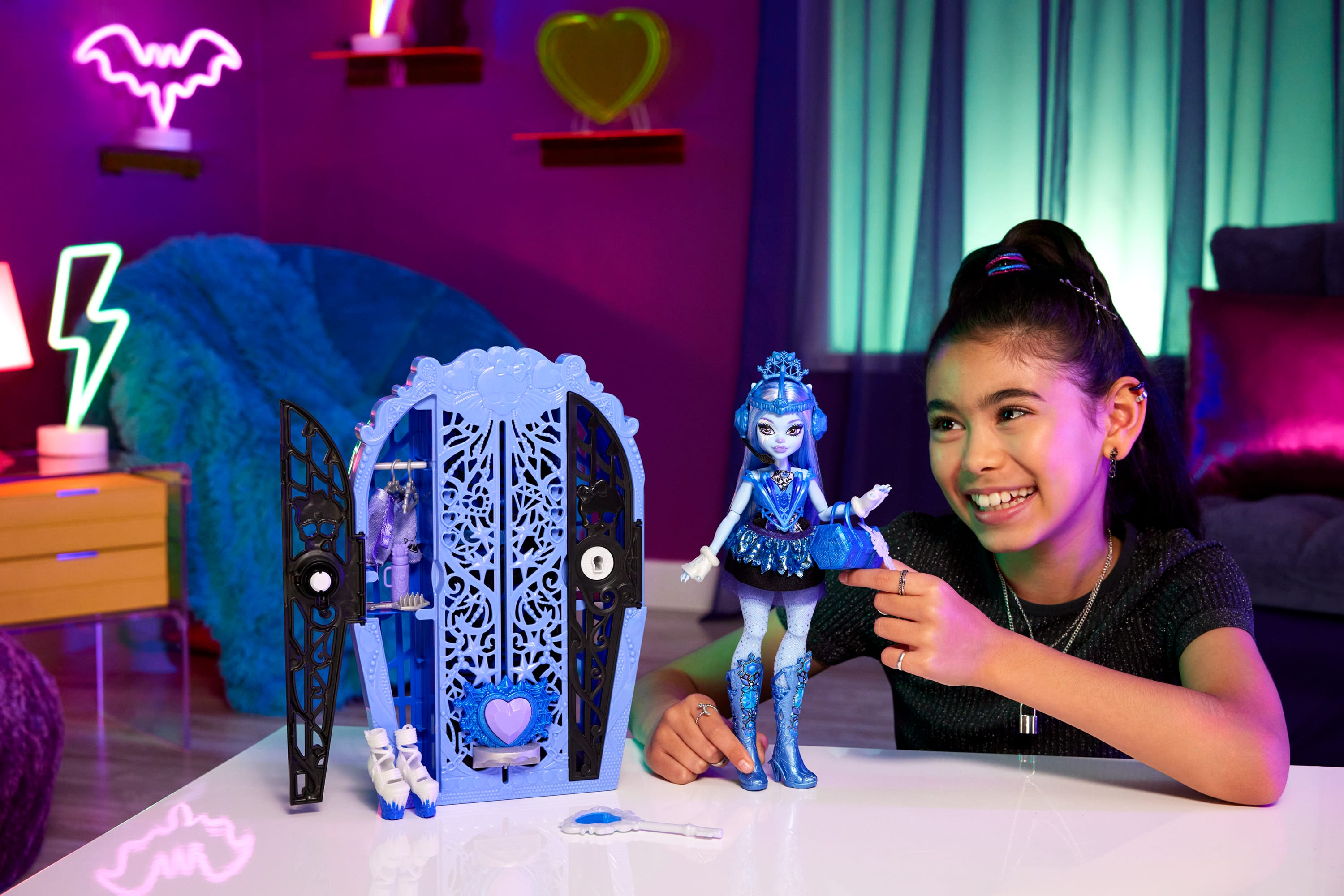 Mattel Monster High Skulltimate Secrets HXH87 Modepuppe Mehrfarbig