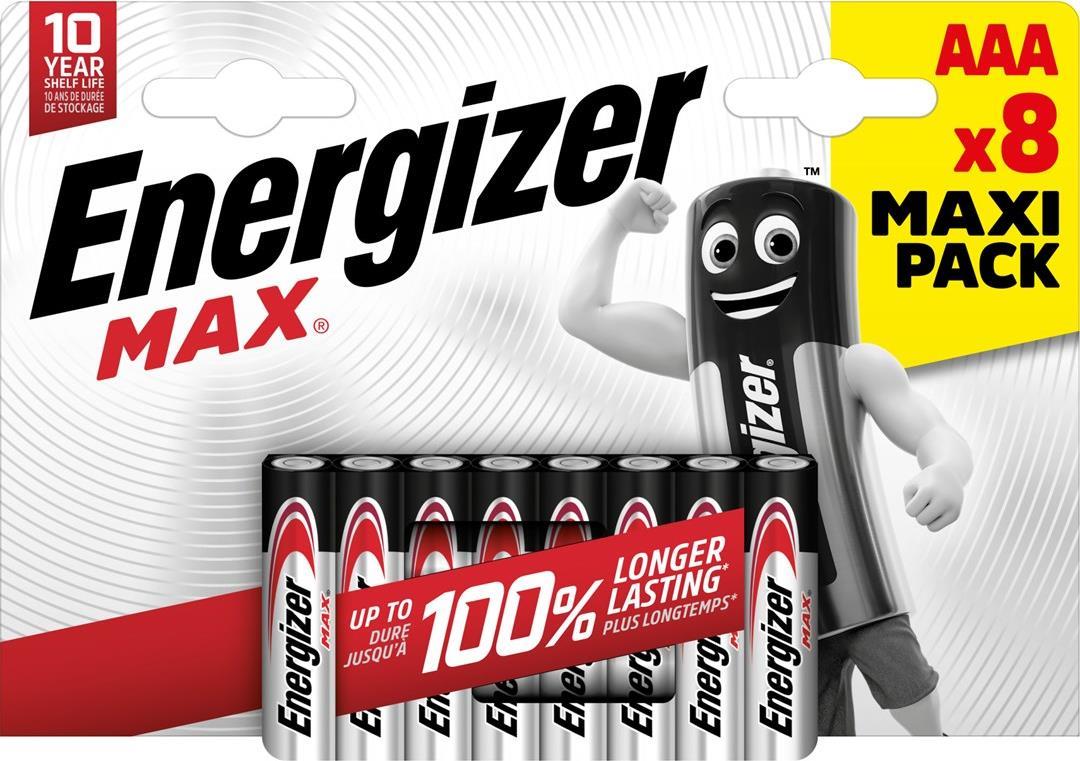 ENERGIZER Max Micro (AAA)-Batterie Alkali-Mangan 1.5 V 8 St.