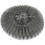 HYGOCLEAN Metall-Topfreiniger, silber, 60 g Durchmesser: 125 mm, aus verzinktem Stahl, einfach mit - 10 Stück (30304)