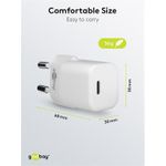 Goobay 59716 Ladegerät für Mobilgeräte Weiß Indoor (59716)