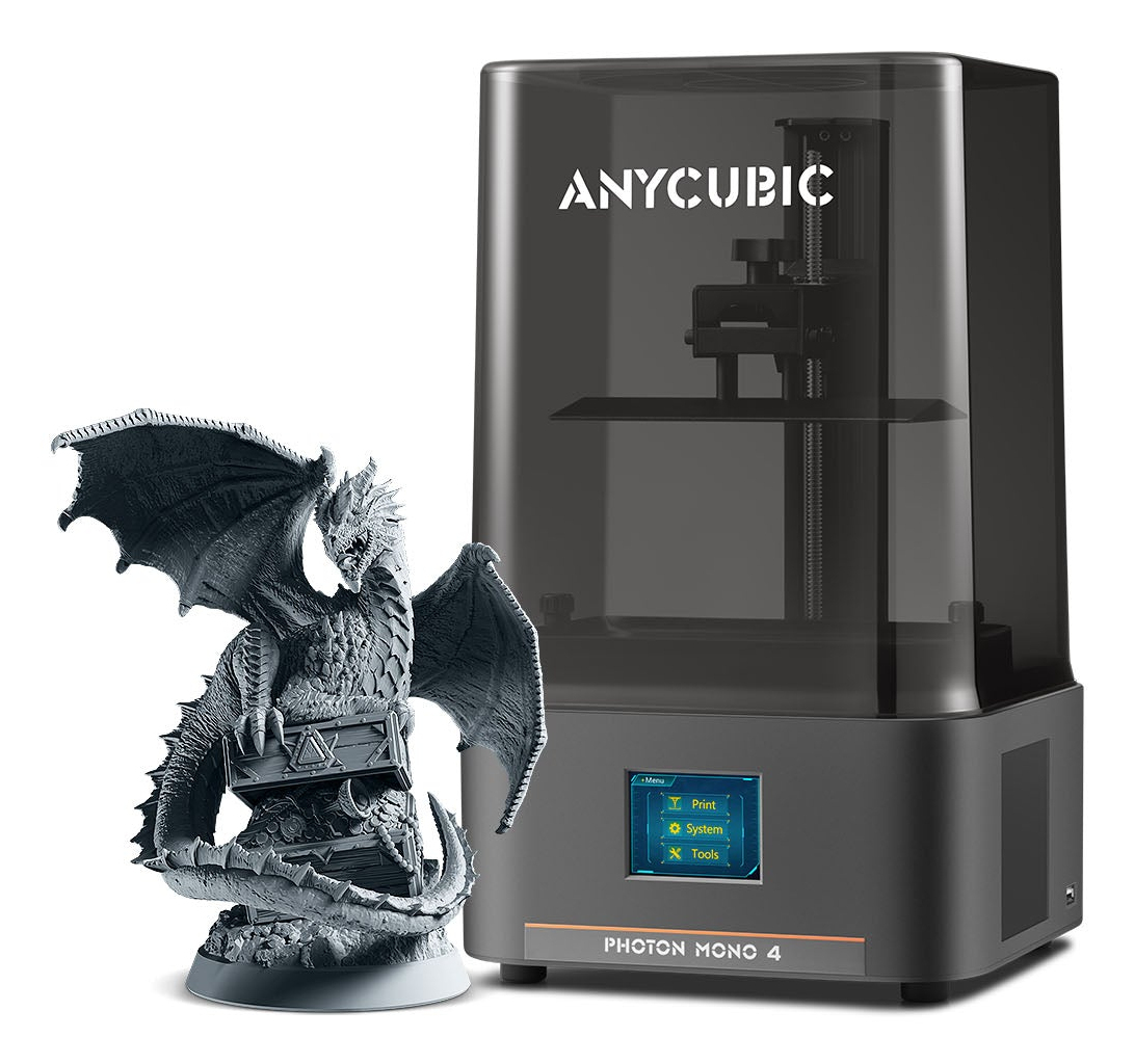 Anycubic Photon Mono 4 7" SLA Resin-3D-Drucker Schwarz