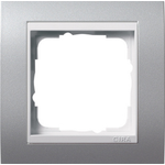 GIRA 0211326. Produktfarbe: Aluminium, Weiß, Design: Schraubenlos. Breite: 90 mm, Höhe: 90 mm, Dicke: 1,14 cm (0211326)