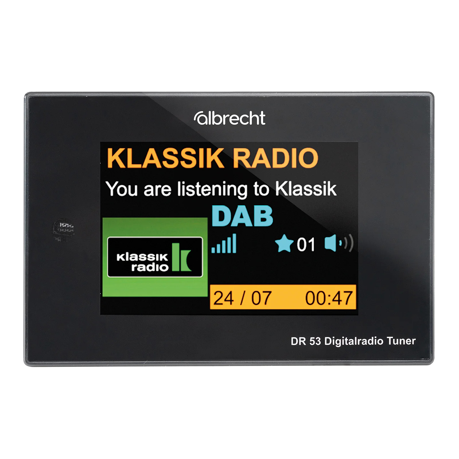 ALAN Albrecht DR 53 DAB-Radiotuner Schwarz